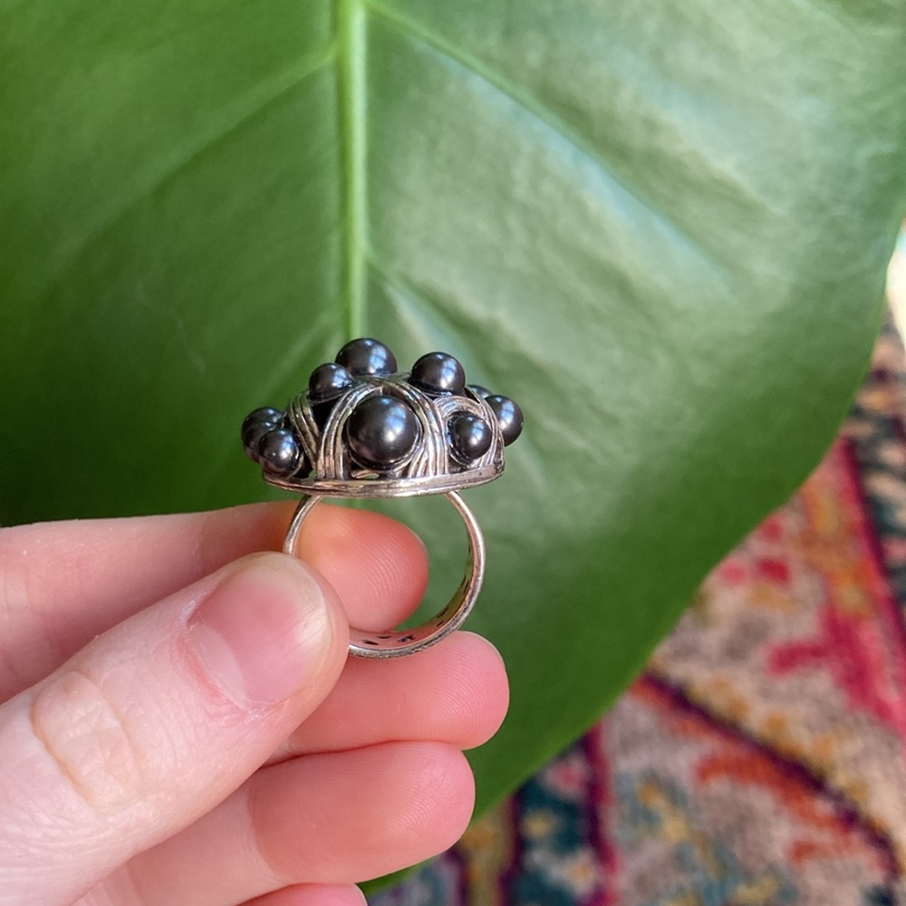 Silver Statement Ring - image 2